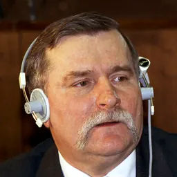 Portrait of Lech Wałęsa