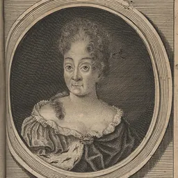 Portrait of Princess Christina II, Princess Abbess of Gandersheim