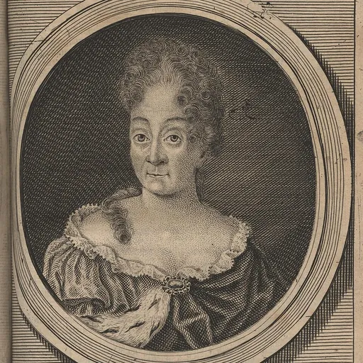 Portrait of Princess Christina II, Princess Abbess of Gandersheim