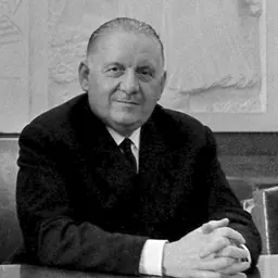 Portrait of Alain Poher