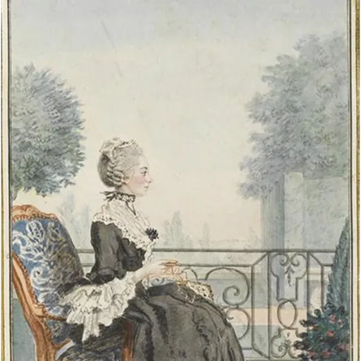 Portrait of Jeanne Julie Éléonore de Lespinasse