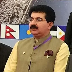Portrait of Muhammad Sadiq Sanjrani