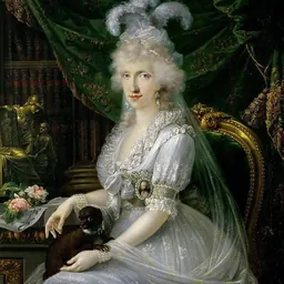 Portrait of Princess Luisa of Naples and Sicily
