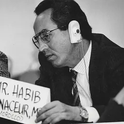 Portrait of Mohammed Habib Sinaceur