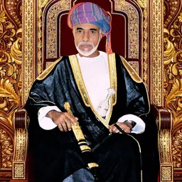 Portrait of Qaboos bin Said Al Said