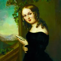 Portrait of Ottilie Wildermuth