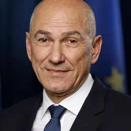 Portrait of Janez Janša