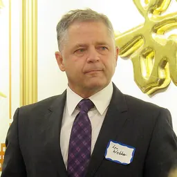 Portrait of Len Webber
