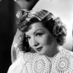Portrait of Claudette Colbert