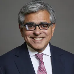 Portrait of Ajay Kakkar, Baron Kakkar