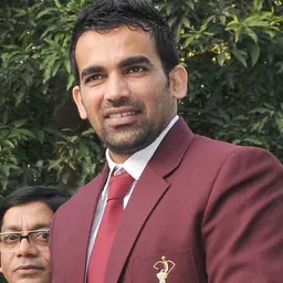 Portrait of Zaheer Khan