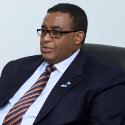 Portrait of Omar Abdirashid Ali Sharmarke