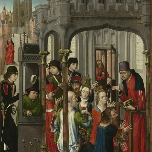 Portrait of Master of the View of Saint Gudula