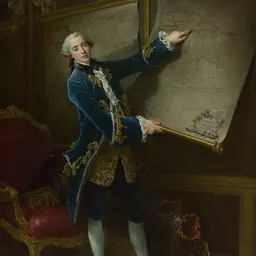 Portrait of Joseph Hyacinthe François de Paule de Rigaud, Comte de Vaudreuil