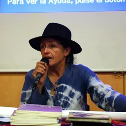 Portrait of Silvia Rivera Cusicanqui