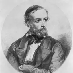 Portrait of Johann Peter Gustav Lejeune Dirichlet