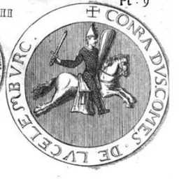 Portrait of Conrad II, Count of Luxembourg