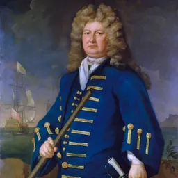Portrait of Cloudesley Shovell