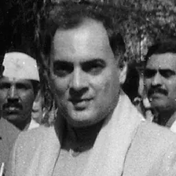 Portrait of Rajiv Gandhi