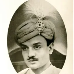 Portrait of Meghrajji III of Dhrangadhra