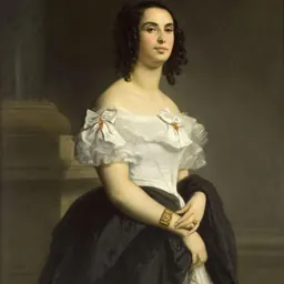 Portrait of Adèle Foucher