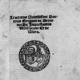 Portrait of Gregory of Rimini