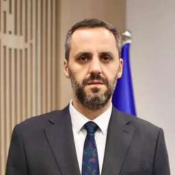 Portrait of Besfort Lamallari