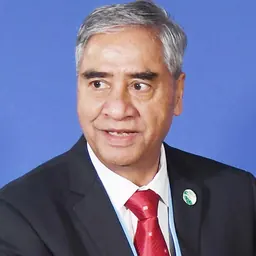 Portrait of Sher Bahadur Deuba