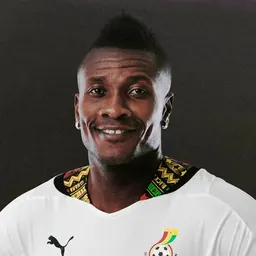 Portrait of Asamoah Gyan