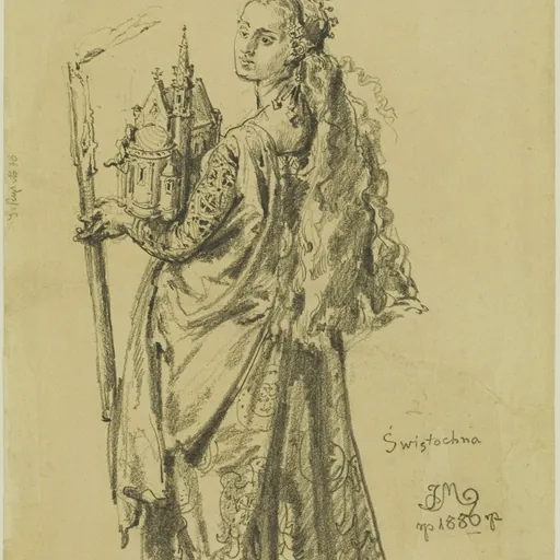 Portrait of Świętosława of Poland
