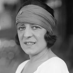 Portrait of Suzanne Lenglen