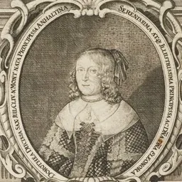 Portrait of Eleonore Dorothea of Anhalt-Dessau