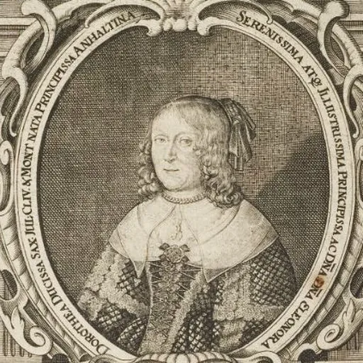 Portrait of Eleonore Dorothea of Anhalt-Dessau