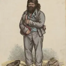 Portrait of Dic Aberdaron