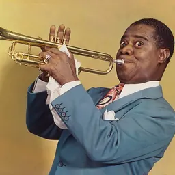 Portrait of Louis Armstrong