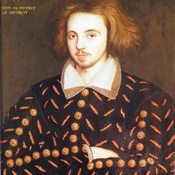 Portrait of Christopher Marlowe