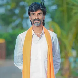 Portrait of Manoj Jarange-Patil