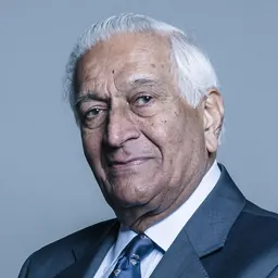 Portrait of Narendra Patel, Baron Patel