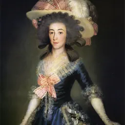 Portrait of María Josefa Pimentel, Duchess of Osuna
