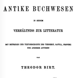 Portrait of Theodor Birt