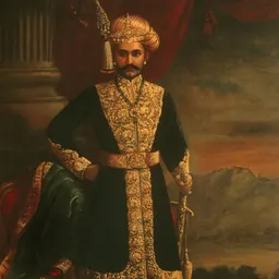 Portrait of Chamarajendra Wadiyar X