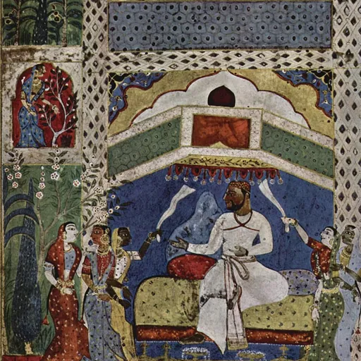 Portrait of Hussain Nizam Shah I