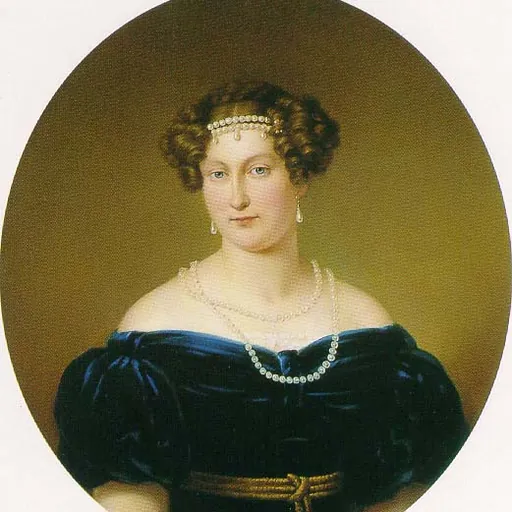 Portrait of Princess Antoinette of Saxe-Coburg-Saalfeld