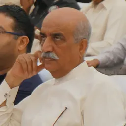 Portrait of Syed Khursheed Ahmad Shah