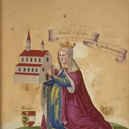 Portrait of Elizabeth of Carinthia, Queen of Germany