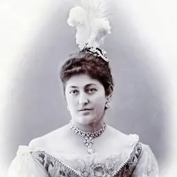 Portrait of Aggripina Djaparidze, Countess of Zarnekau