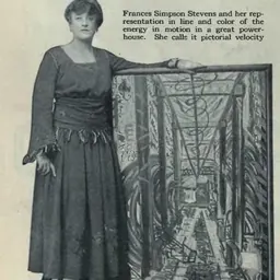 Portrait of Frances Simpson Stevens