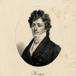 Portrait of Louis Stanislas Montjoie