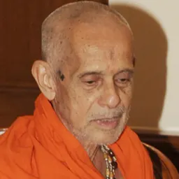 Portrait of Pejawara Sri Vishwesha Teertha