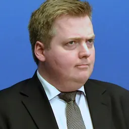 Portrait of Sigmundur Davíð Gunnlaugsson